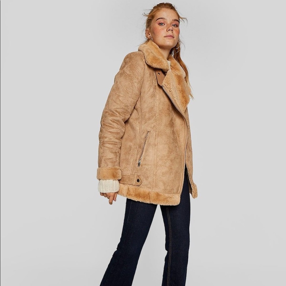 Stradivarius Cazadora Biker Doble Faz